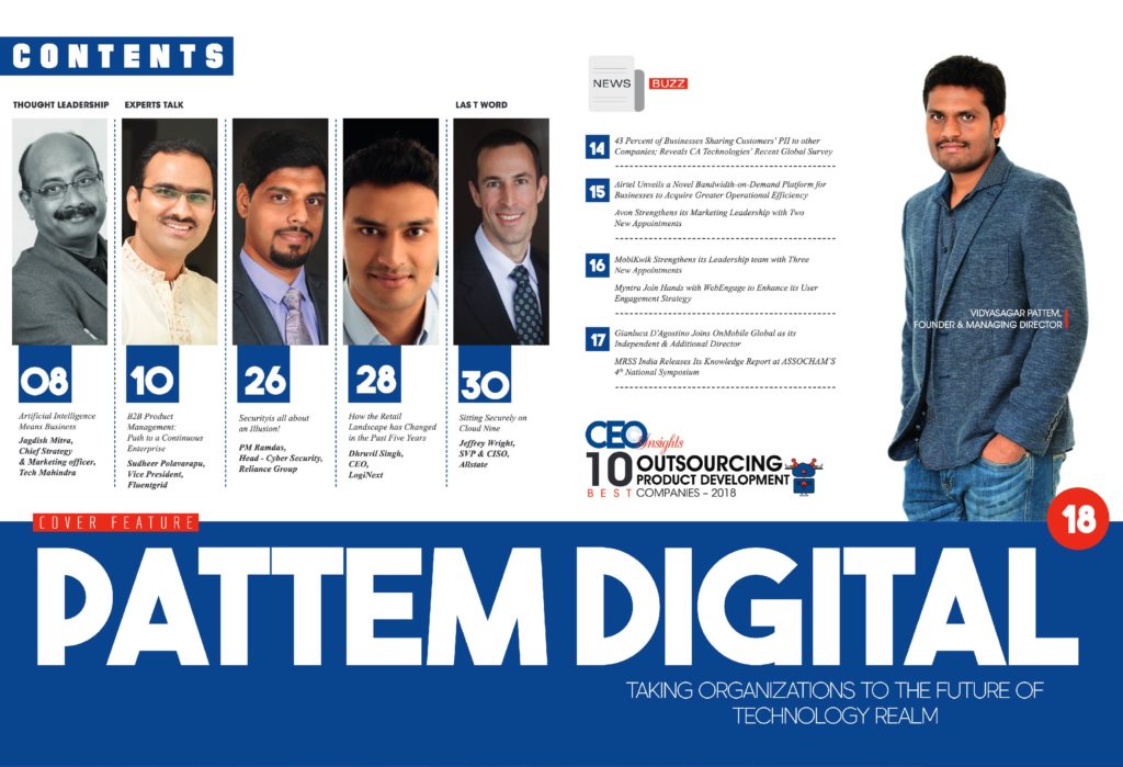 It is a proud moment for Pattem Digital when listed top among the 10 Best OPD Companies in 2018. Reach out to us for support.